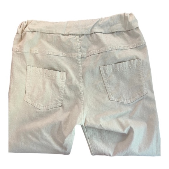 👖 EUC++ VENTI 6 Women’s Tan Crinkle Jogger Pants | Size S - Picture 3 of 6